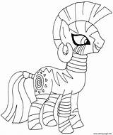 Coloring Zecora Pony Little Pages Printable sketch template