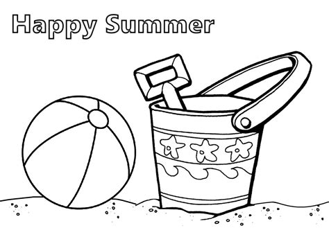coloring beach pages  coloring sheets summer coloring pages