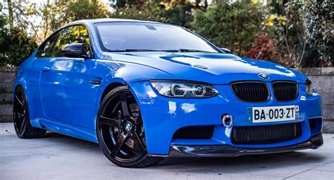 supercharged  bmw  competition   blue gem  aftermarket mods    carscoops