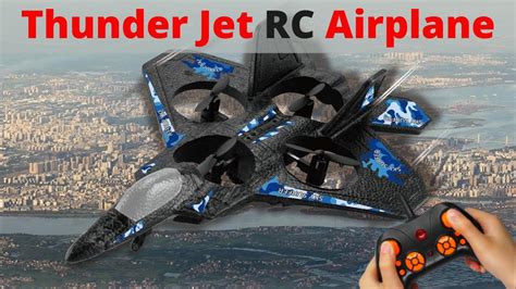 thunder jet  rc airplane wing drone youtube