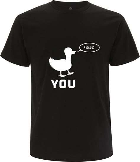 duck  heren  shirt eend dieren grof cadeau zwart bolcom