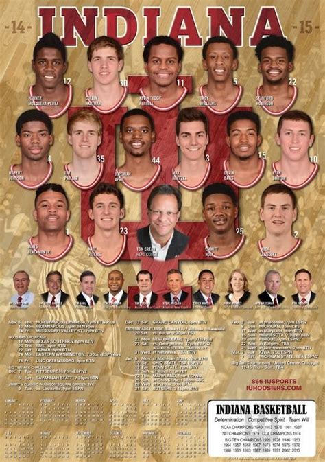 Here A Peek At Annual Schedule Poster They Will Be Available At