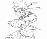 Coloring Naruto Pages Uzumaki Anime Popular sketch template
