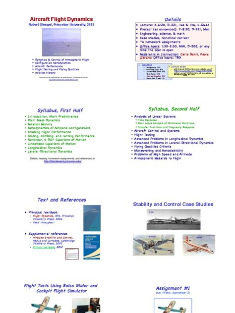 aircraft flight dynamics details