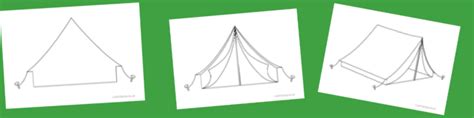 tent template printable  crafts  sea