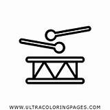 Colorear Tambor Ultracoloringpages sketch template