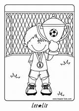 Kleurplaat Voetbal Kleurplaten Desenhos Jongens Copa Futbol Fussball Futebol Voetballer Keeper Deportes Calciatori Infantil Jungs Wk Jogando Niños Duivels Belgie sketch template