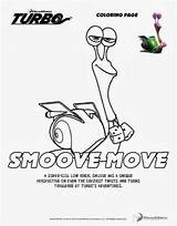 Turbo Smoove Move Coloring Dreamworks Pages Kids Printable Colouring Ecoloringpage Hit Sheet Movie sketch template
