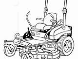 Mower Lawn John Coloring Deere Pages Sketch Zero Turn Riding Old Paintingvalley Template Drawing sketch template