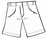 Colorare Pantalones Roupa Disegno Boxer Stampa sketch template