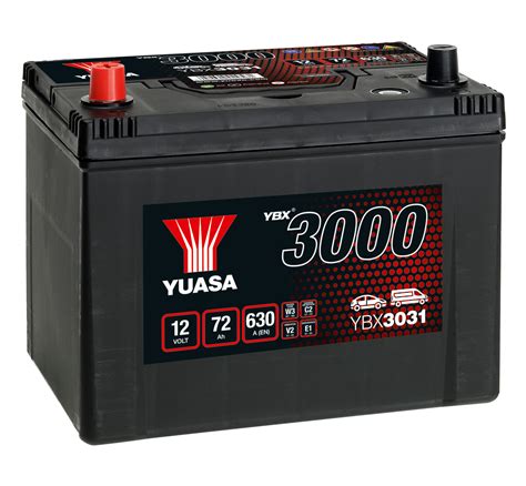 yuasa ybx  car battery mds battery
