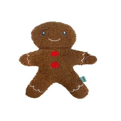 tufflove  gingerbread man dog toy medium petco