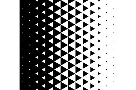 halftone triangular pattern vector abstract monochrome geometric