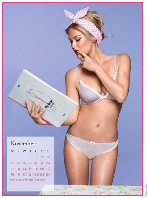 The 2013 Passionata Lingerie Calendar And Ad Campaign Featuring Bar