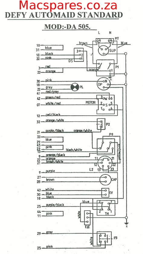 Wiring Diagram For Defy Tumble Dryer Irish Connections
