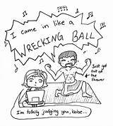 Wrecking Ball Getdrawings Drawing sketch template