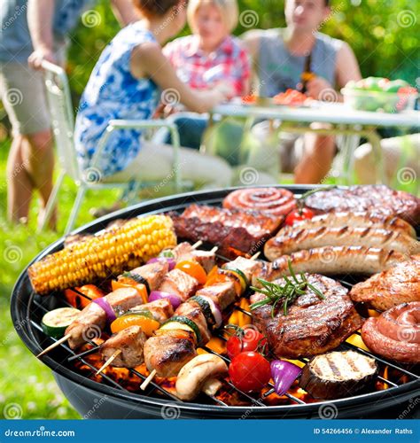 barbecue party stock photo image