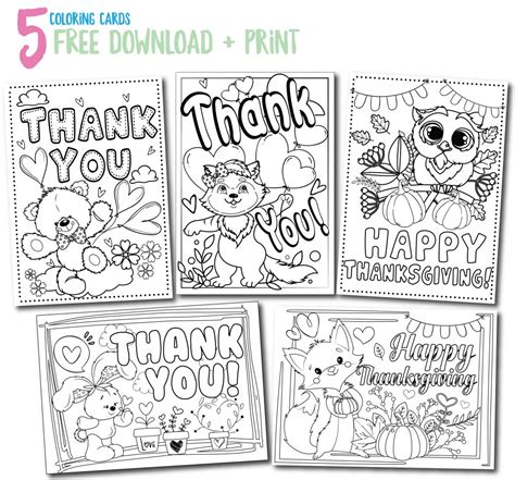 foldable  printable   cards  color