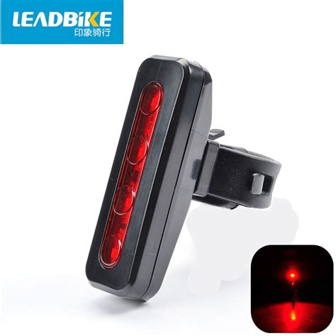 fietsverlichting leadbike   bicycle tail lights abs  led rechargeable mtb road cycling