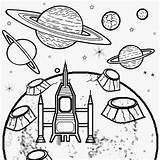 Astronomy Coloring Kids Moon Space Pages Printable Nasa Worksheets Rocket Surface Crater Drawing Activities Drawings Big Fun Colouring Planet Color sketch template