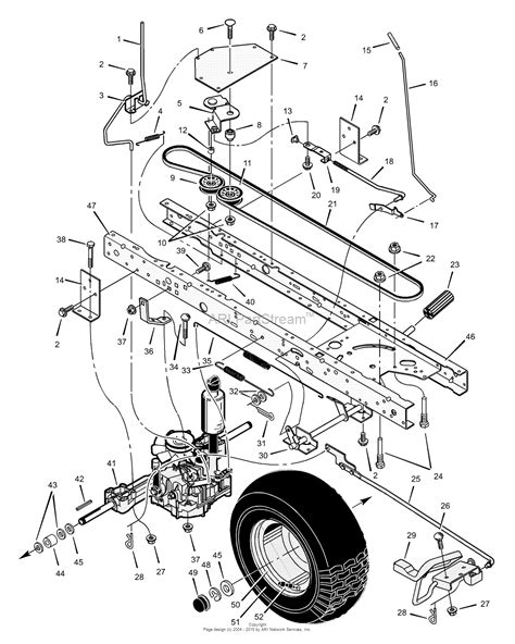 murray xa lawn tractor  parts diagram  steering images   finder