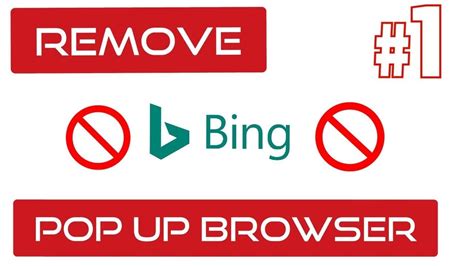 bing search  pop  removal easy step  step youtube