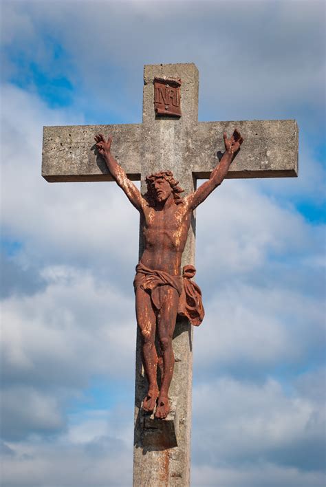 jesus aan het kruis gekruisigde gratis stock foto public domain pictures