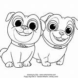 Puppy Dog Pals Coloring Disney Junior Harland Print Drawing Disegni Da Williams Copyright sketch template