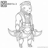 Dota Xcolorings Maiden Lina Multiplayer sketch template