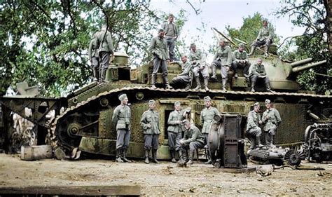 colourised photos show nazi army during second world war world news