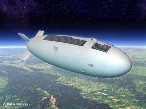 high tech airships   nasas  challenge space