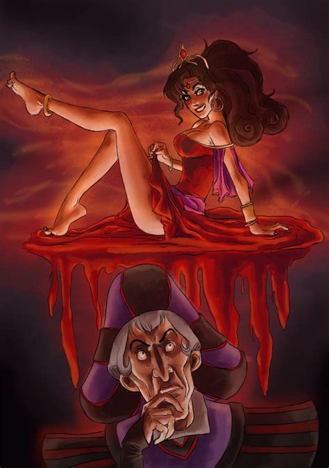 Esmeralda And Frollo Disney Goths Pinterest Count
