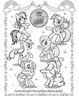 Coloring Pages Little Mane Rainbow Power Six Pony Colorkid Mlp Horse Choose Board Royal Ponies Dances Pokemon sketch template