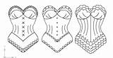 Corset Pattern Template Templates Luggage Needlework Sachets Tag Plus Craftster sketch template