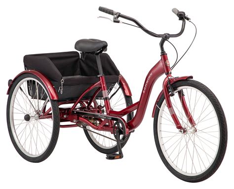 schwinn meridian adult tricycle   wheels rear storage basket cherry lupongovph