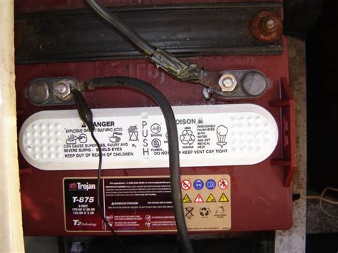 repair  broken battery terminal post   electric golf cart axleaddict