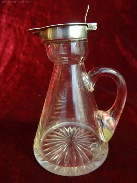 Antiques Atlas Silver Mounted Glass Whiskey Noggin