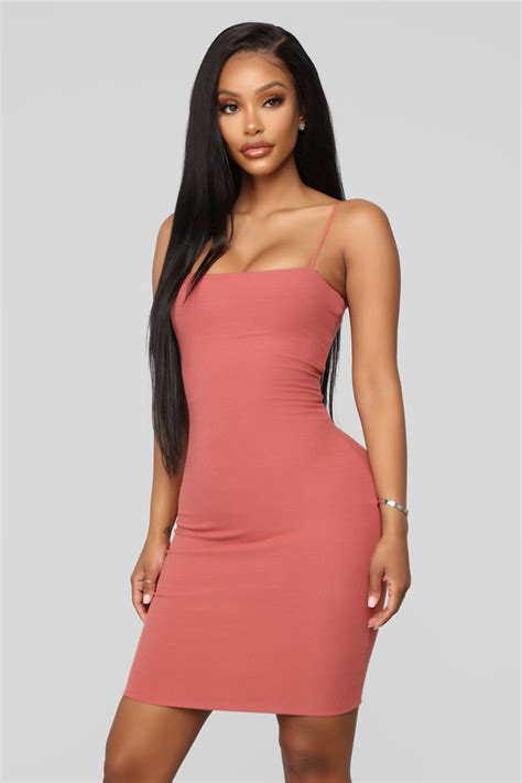 Not Your Basic Kinda Girl Mini Dress Salmon – Fashion Nova