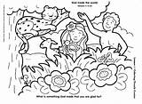 Coloring God Made Animals Getcolorings sketch template