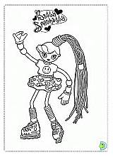 Coloring Spaghetty Betty Dinokids Pages Coloringdolls sketch template