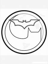 Batman Logo Coloring Pages Printable Color Kids sketch template