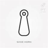 Shoehorn Illustrations Horn Shoe Vector Clip sketch template