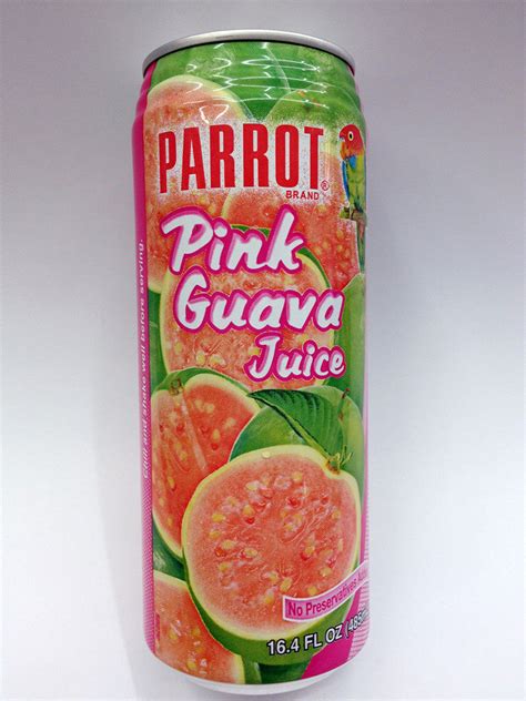 parrot pink guava juice soda pop shop
