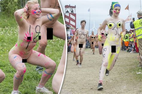 Naked Runners Strip Off For X Rated Danish Festival Event