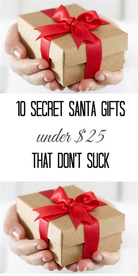 secret santa gift ideas    dont suck