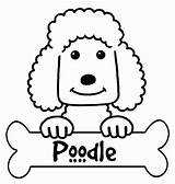 Poodle Coloring Pages Printable French Dog Clipart Silhouette Outline Kids Drawn Size Designlooter Colouring Getcolorings Getdrawings Library 13kb sketch template