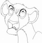 Vitani Lion Base King Coloring Deviantart Pages Kopa Sketchite Credit Larger sketch template