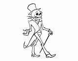 Esqueleto Signore Scheletro Colorir Squelette Senhor Monsieur Esquelet Senyor Dibuix Line Acolore Halloween Dibuixos Coloringcrew Coloritou sketch template