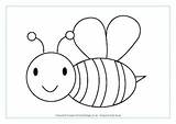 Colouring Bee Minibeast Kids Outline Pages Bees Drawing Activity Buzzy Outlines Animals Drawings Explore Activityvillage Village sketch template