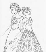 Elsa Coloring Anna Pages Frozen Drawing Color Disney Az Coronation Popular Rocks Getdrawings Coloringhome sketch template